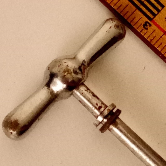 Gretsch 14 5/8"Chrome12-24 1+Bowtie Bass-Drum Single-Tension T-Rod Broadkaster50 — main photograph