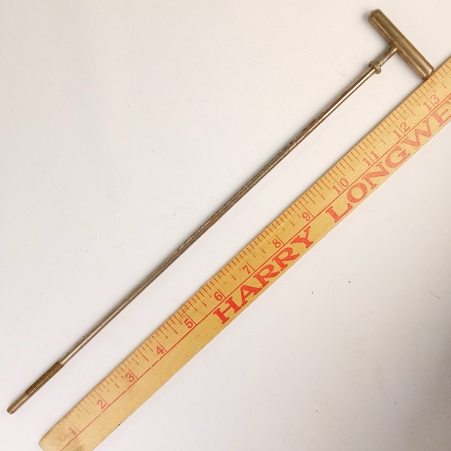 Kent? 12.5"Nickel 12-24 Hammerhead Bass-Drum Single-Tension T-Rod Vintage Snare — main photograph