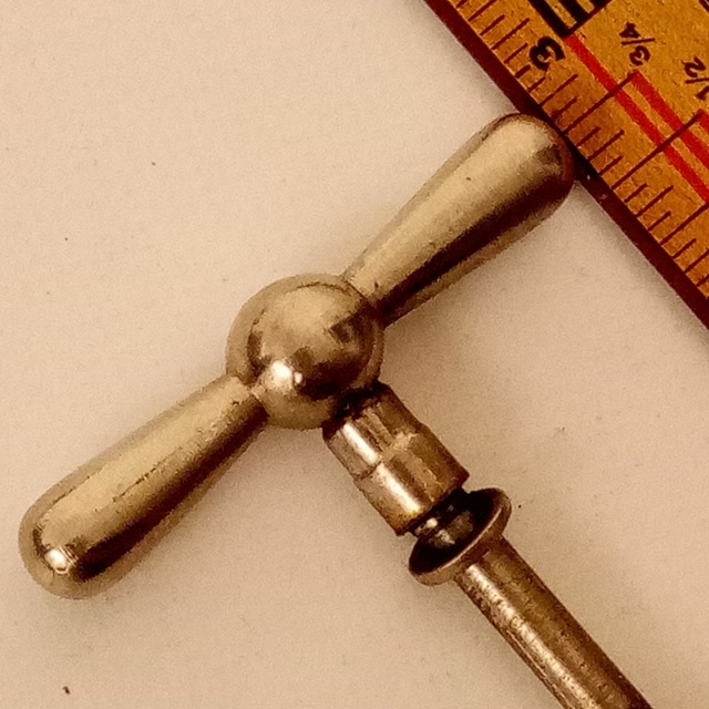 Walberg&Auge 14"Nickel 12-24 1+Bowtie Bass-Drum Single-Tension T-Rod W&A Vintage — main photograph