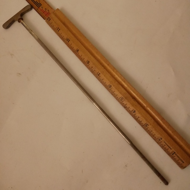 Leedy 13 1/8" Flat-Head 1+Bass-Drum Single-Tension T-Rod Nickel 12-24 Vintage30s — main photograph
