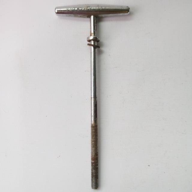 Kent Bass Drum Tension Faucet-Rod Kenmore,NY Chrome Vintage 4 1/4"Vintage 60s US — main photograph