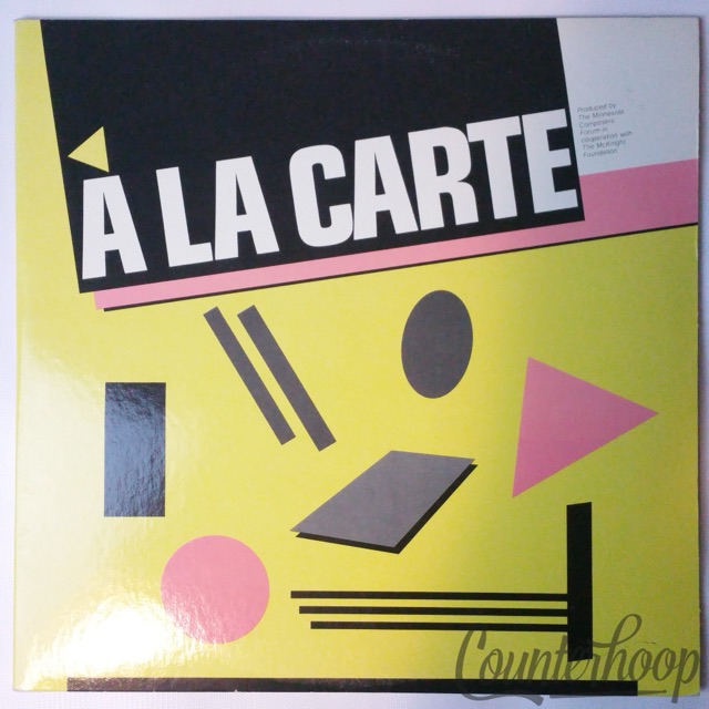 – A La Carte 1986 2LP Minnesota Composers Forum – MN 104 & 105 Classical — main photograph