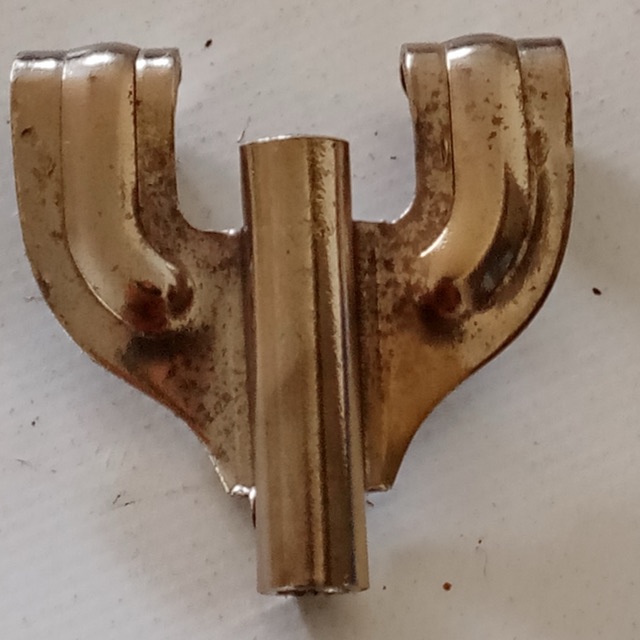 Rogers 40s-50s 1+ Claw Bass/Marching Snare Drum Tension T-Rod Nickel Vintage USA — main photograph