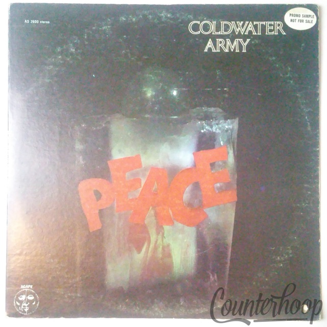 Coldwater Army-Peace VG++1971 Promo Agape-AS2600 Southern Blues Psychedelic Rock — main photograph