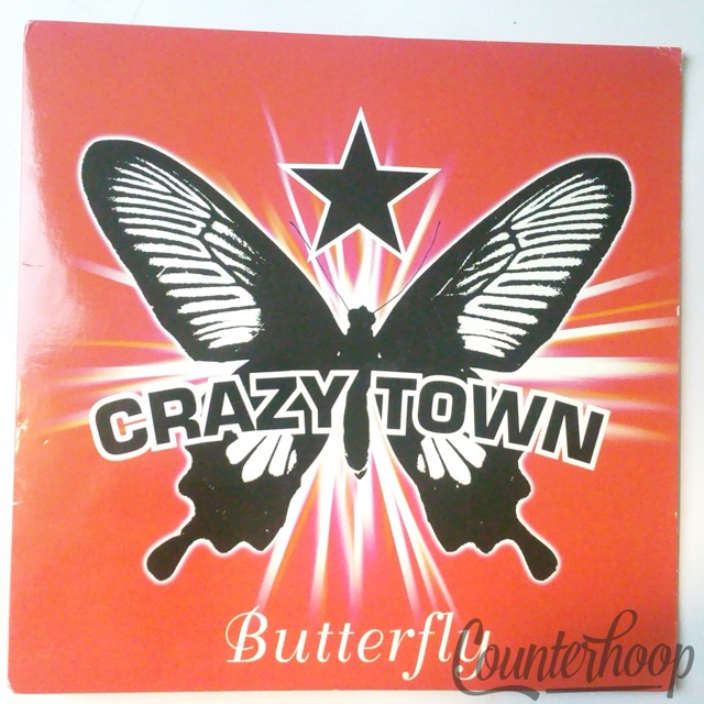 Crazy Town – Butterfly NM 12" 1999 Columbia – 44 79549 Nu Metal Rock Single — main photograph