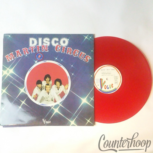 Martin Circus – Martin "Disco" Circus VG++ Red Vinyl 1978 France Vogue – LD 8520 — main photograph