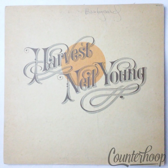 Neil Young – Harvest 1972 VG Reprise Records– MS 2032 James Taylor/Jack Nitzsche — main photograph