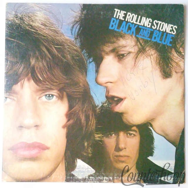 The Rolling Stones-Black And Blue VG+76 Mick Jagger/Charlie Watts/Mandel/Preston — main photograph