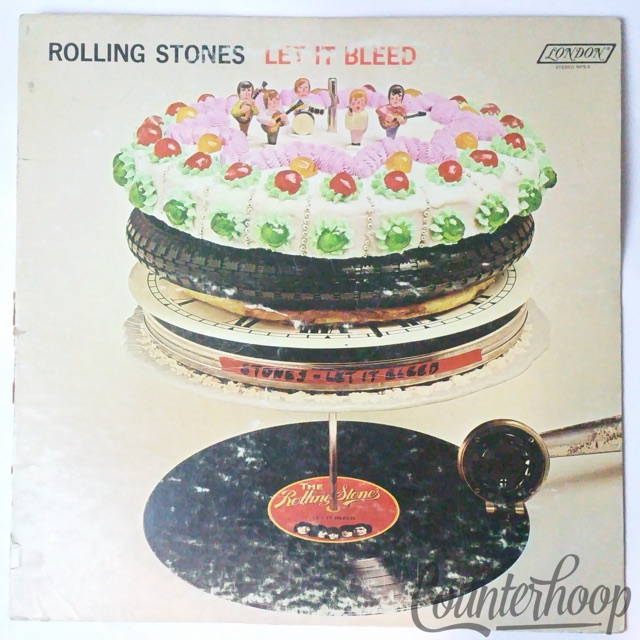 Rolling Stones-Let It Bleed 1969 London Records Mick Jagger/Keith Richards/Watts — main photograph