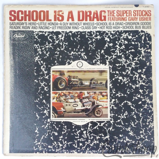 The Super Stocks ft Gary Usher – School Is A Drag 1964 Mono Capitol Records SURF — main photograph