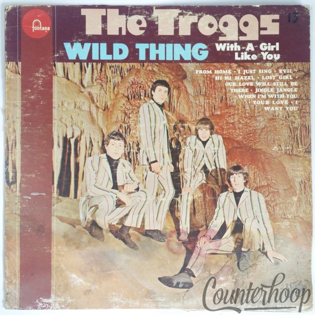 The Troggs – Wild Thing 1966 Fontana– MGF-27556 Mono Blue Reg Presley/Larry Page — main photograph