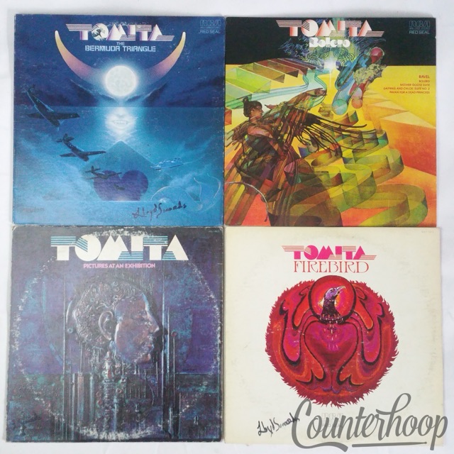 Tomita 4LP-Bermuda Triangle(LE Coral)/Bolero/Pictures At An Exhibition/Firebird — main photograph