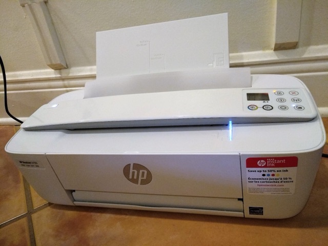 HP DeskJet 3755 All-In-One Printer Includes Ink+Cords+Open Box Print/Scan/Copy+ — main photograph