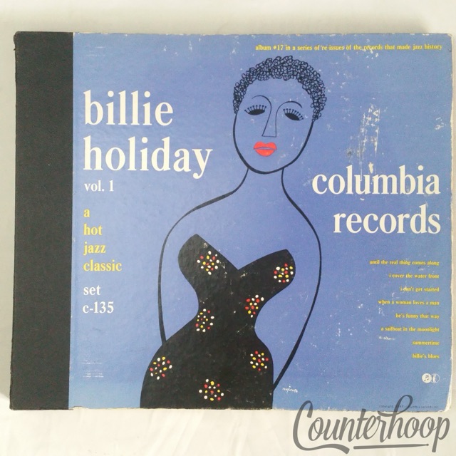 Billie Holiday – Billie Holiday Vol.1 VG 1947 4x 10" 78RPM Shellac Columbia-C135 — main photograph