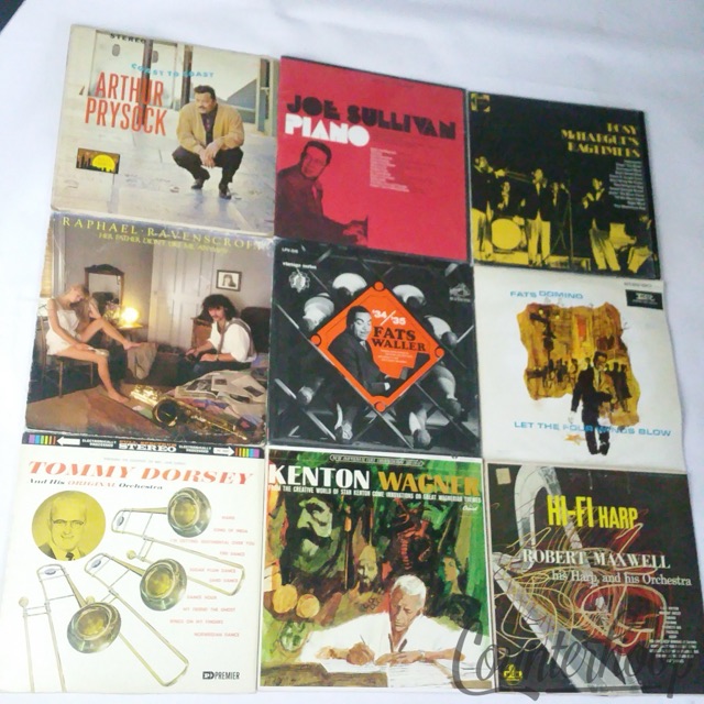 9LP Jazz-Fats Waller/Domino/Arthur Prysock/Tommy Dorsey/Stan Kenton/Joe Sullivan — main photograph