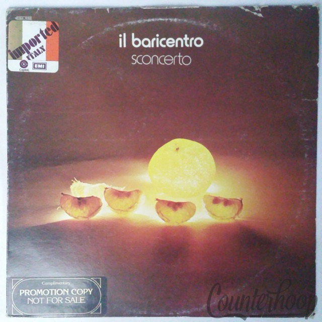 Il Baricentro– Sconcerto 1976 EXC Italy EMI – 3C 064-18152, EMI – 3C 064 - 18152 — main photograph