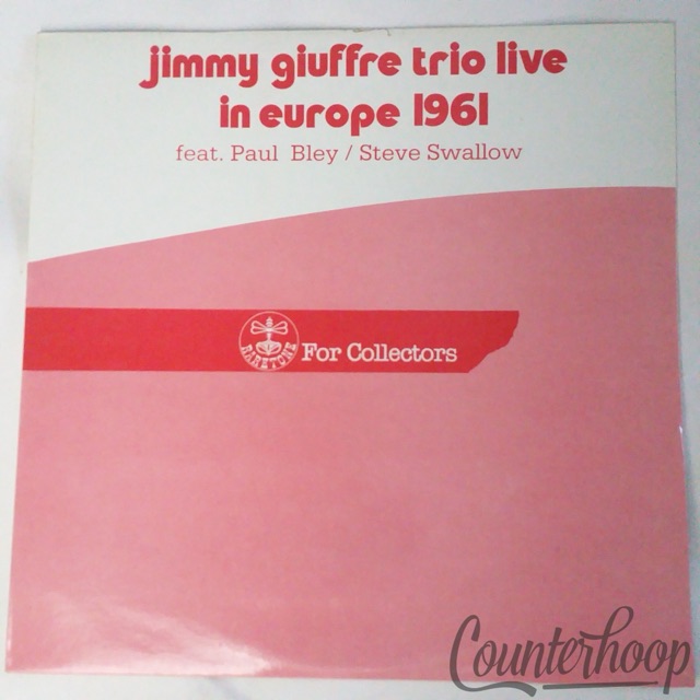 Jimmy Giuffre Trio Live In Europe 1961 NM Italy Raretone-Paul Bley/Steve Swallow — main photograph