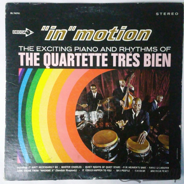 COVER ONLY**The Quartette Trés Bien– "In Motion" The Exciting Piano And Rhythms — main photograph