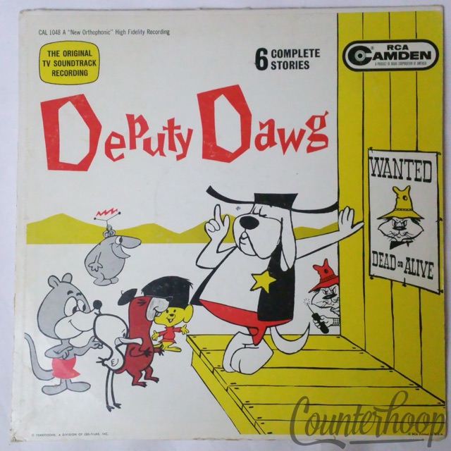 Deputy Dawg – The Original TV Soundtrack Recording 1960 Mono RCA Camden-CAL 1048 — main photograph
