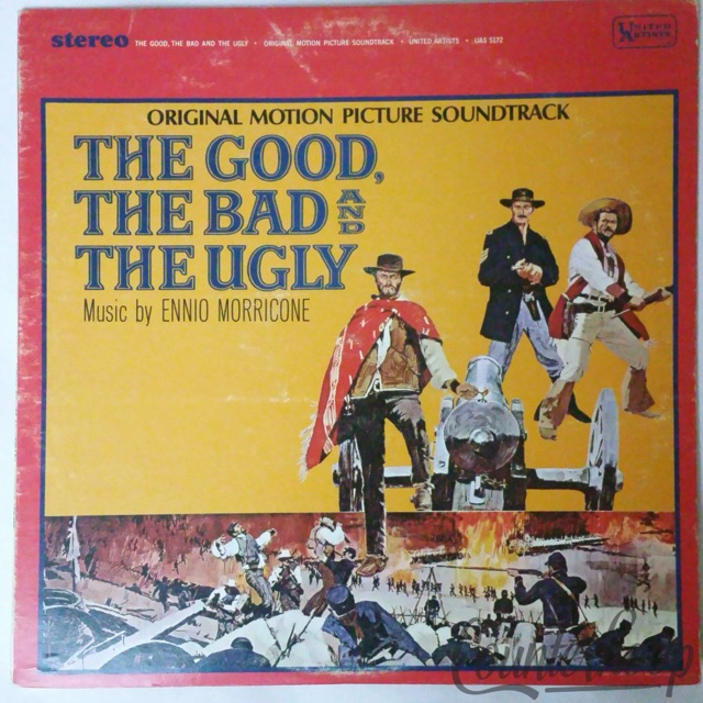 Ennio Morricone– The Good, The Bad And The Ugly OST VG'67 United Artists Records — main photograph