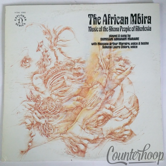 Dumisani Abraham Maraire-The African Mbira-Music Shona People Of Rhodesia EX1971 — main photograph