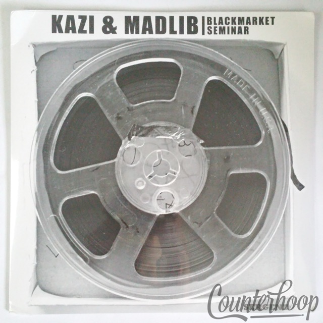 Kazi&Madlib-Blackmarket Seminar MINT!2LP 96/2014 France Sergent Records 1/250MED — main photograph