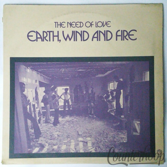 Earth, Wind And Fire – The Need Of Love VG+ 1971 Warner Bros. Records – WS 1958 — main photograph