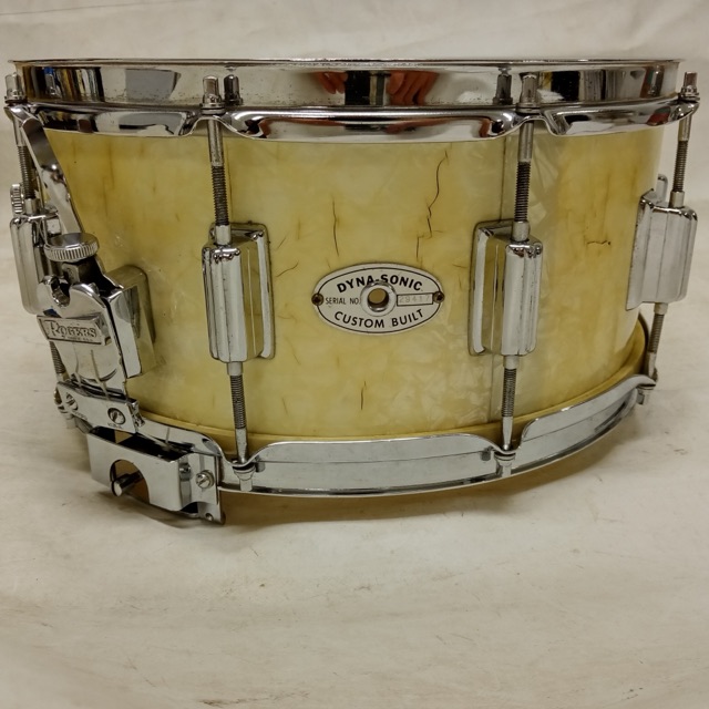 Rogers 6.5x14"WMP Dyna-Sonic Snare Drum Maple-Wood 10Lug Vintage 70s USA RARE OG — main photograph
