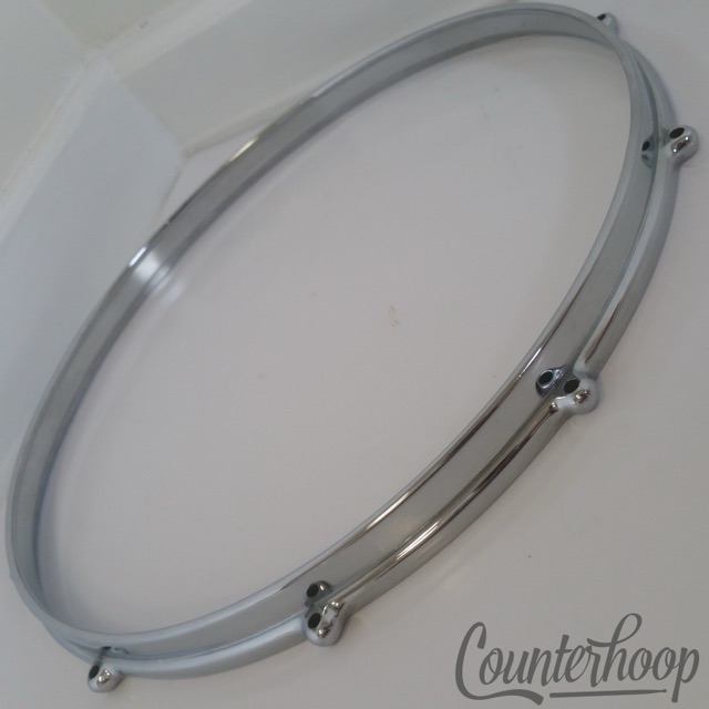Premier 14" Die-Cast Tom Drum Rim Hoop 10-Lug Pre-International Vintage50s Hi-Fi — main photograph