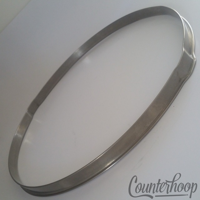 Ludwig 14" Single-Flange Snare Drum Resonant Rim/Hoop Nickel Brass Professional — main photograph