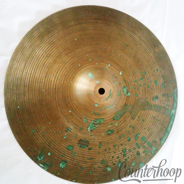 Zildjian 14" Bottom New Beat Hi-Hat Cymbal Vintage 70s Avedis A B20 Hollow Logo — main photograph