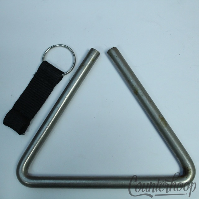 Premier Triangle 5" x 3/8" Thick 211g Vintage 50s Nickel Percussion Instrument* — main photograph