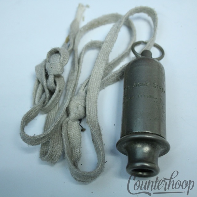 Premier"Acme Siren"Whistle Nickel Effects Percussion Instrument"Made In England" — main photograph