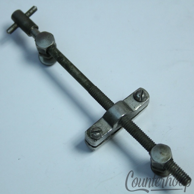 Gretsch 4 1/2"Snare Drum Strainer Tensioner Rod 2-Point Double Eyelet Nickel 30s — main photograph