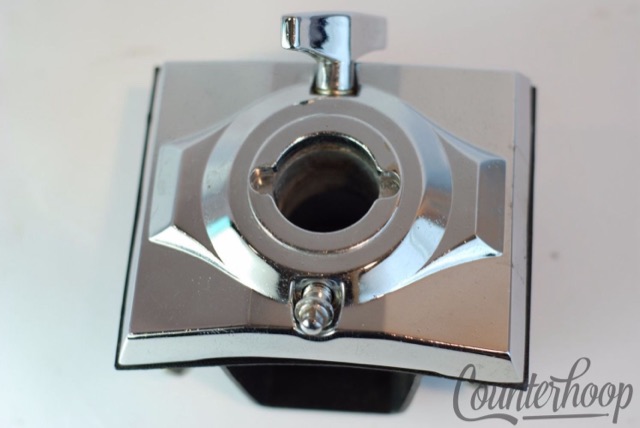 Premier Olympic Bass Drum Tom Post Arm Receiver Mount Chrome Vintage 60s-70s* — main photograph