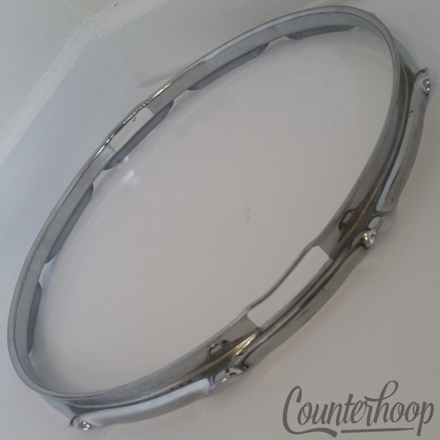 Ludwig 14" COB WFL Supraphonic Snare Drum Resonant Rim/Hoop Brass Vintage 50s* — main photograph