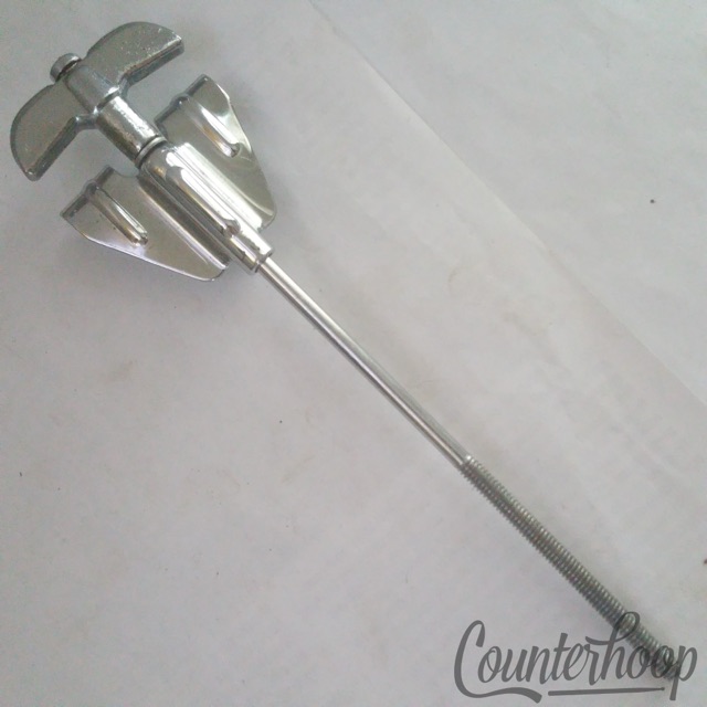 Rogers Bass Drum Tension T-Rod+Claw Tower Long Tensioner Chrome Vintage 60s-70s — main photograph