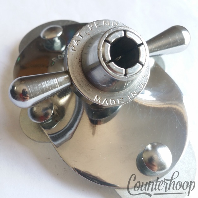 Rogers Swivomatic Bass Drum Spur/Tom/Cymbal Arm Mount Cleveland USA Holiday 60s — main photograph